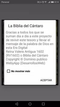 Biblia del Cántaro screenshot 2
