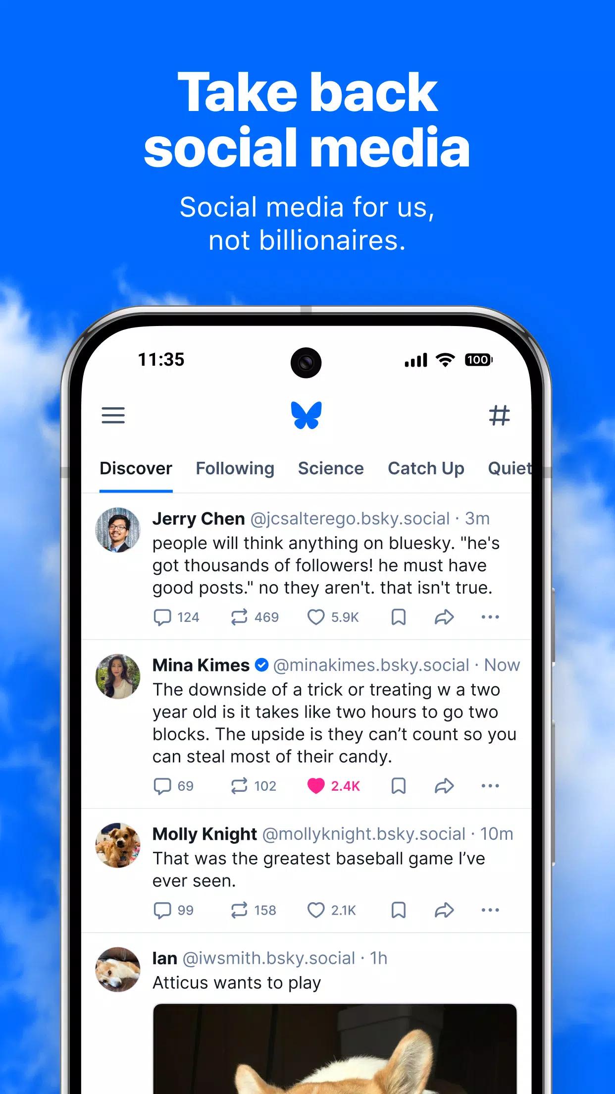 Bluesky screenshot 1