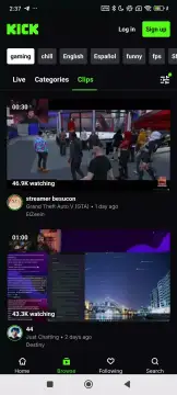 KICK: Live Streaming screenshot 1