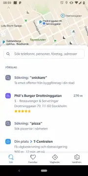 Hitta.se screenshot 1