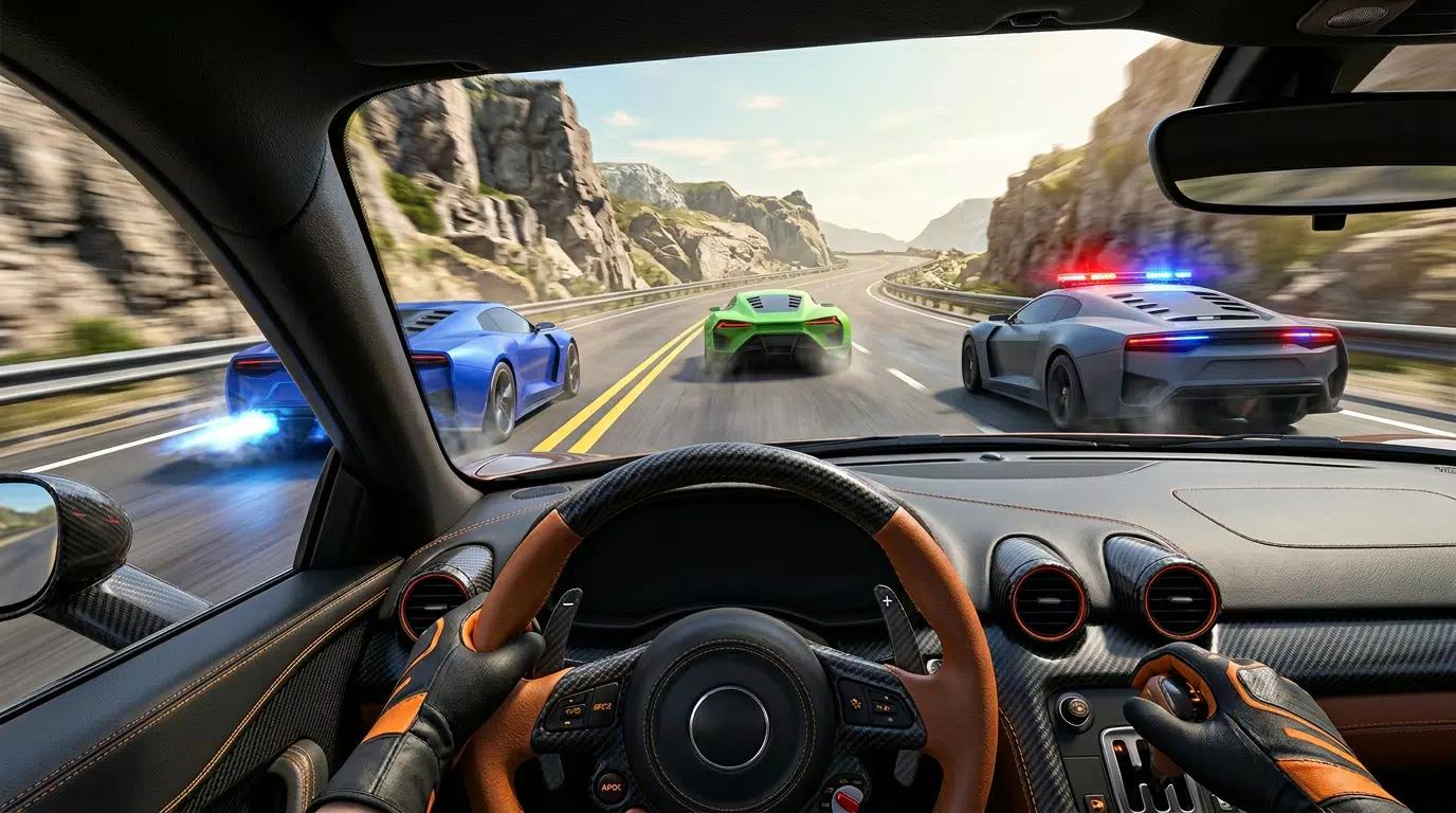 Crazy Car Racing screenshot 13