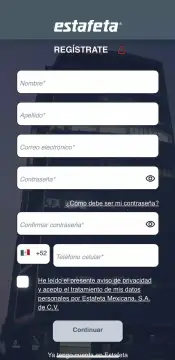 Estafeta Móvil screenshot 6