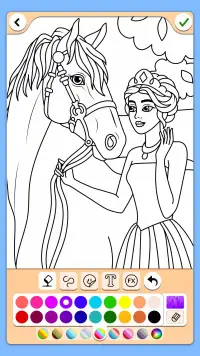 Princess Coloring Game screenshot 8