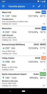 Avia Weather screenshot 1
