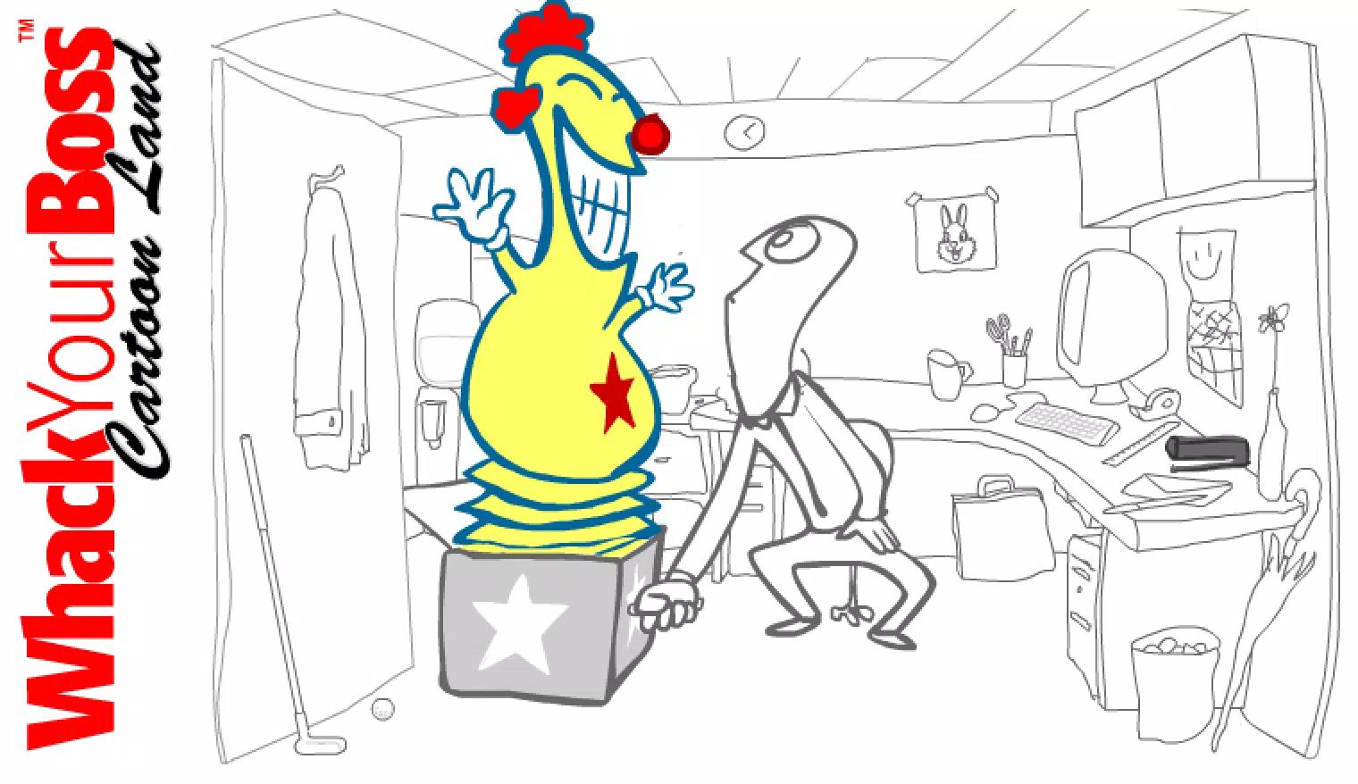 Whack Your Boss ~ Cartoon Land screenshot 2