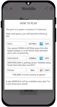 Worldle screenshot 7