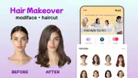 Modiface Haircut：Hair Makeover screenshot 14