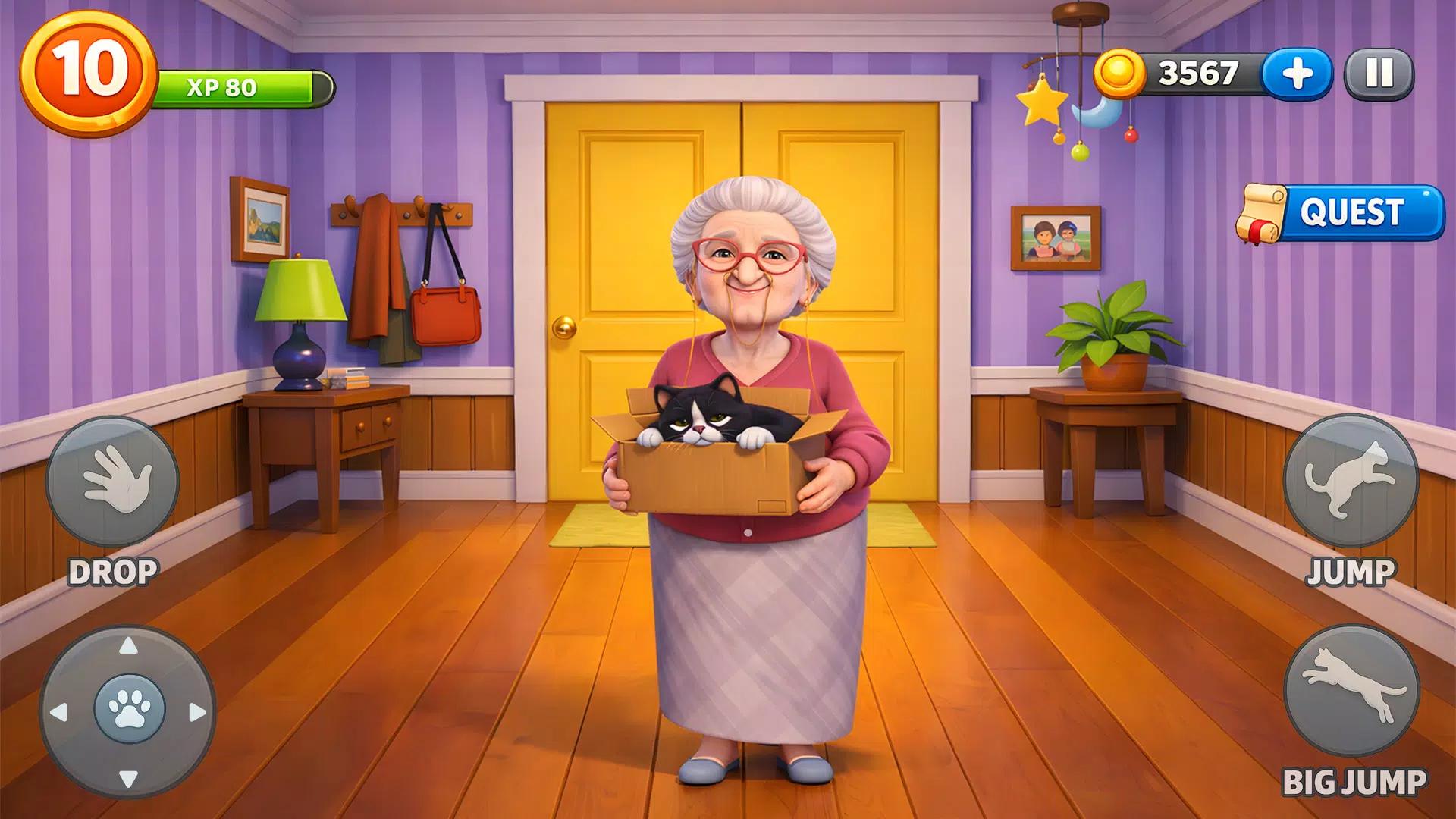 Kitty vs Granny House Pranks screenshot 2