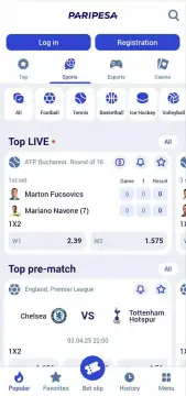 paripesa screenshot 3