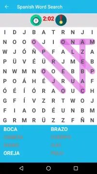 Spanish Word Search screenshot 1