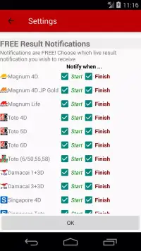 Live 4D Results screenshot 7