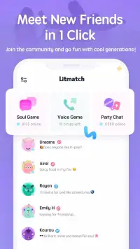 Litmatch—Make new friends screenshot 1