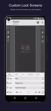 KLCK Kustom Lock Screen Maker screenshot 4