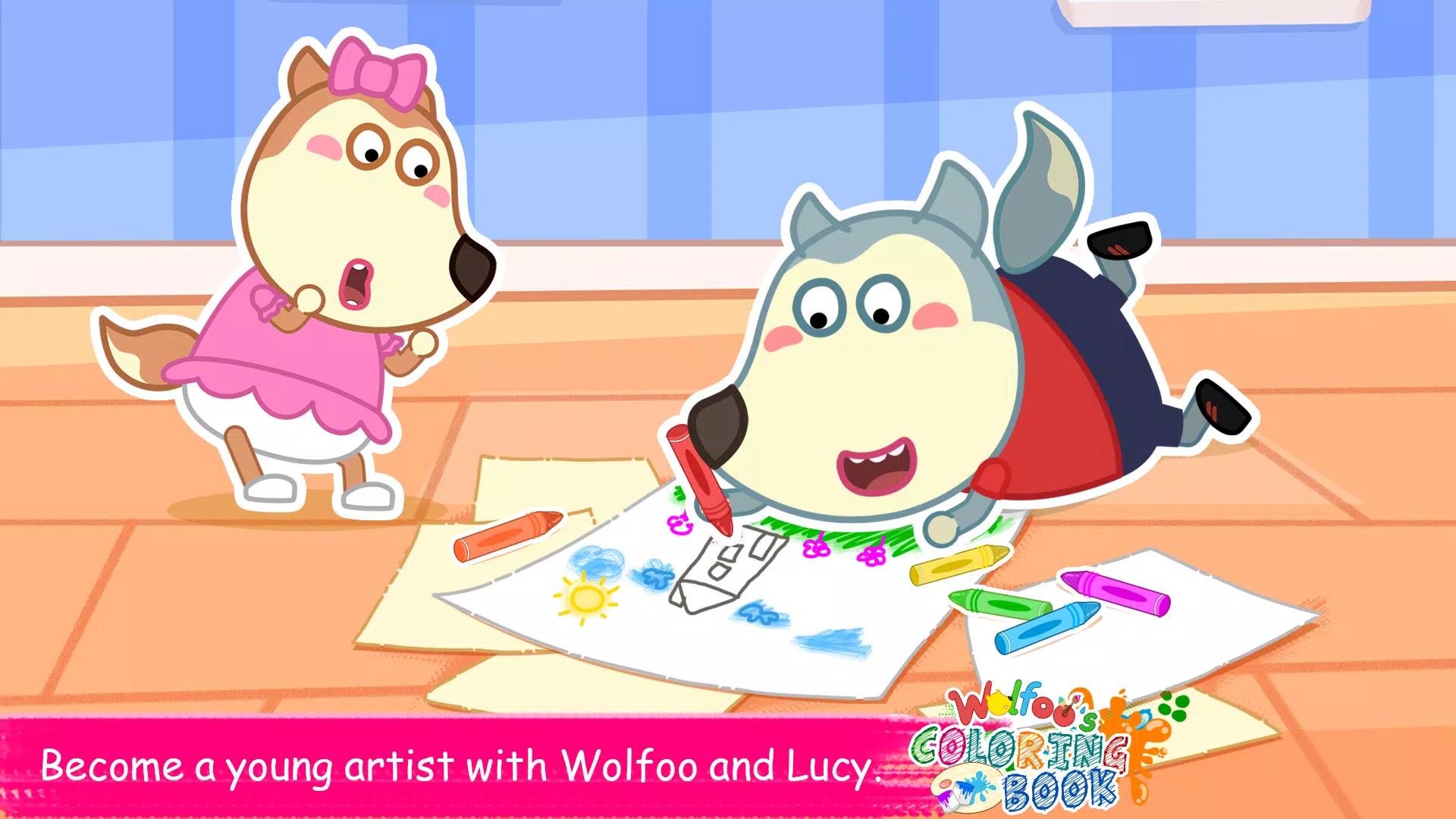 Wolfoo's Coloring Book screenshot 1