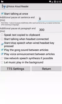 @Voice: Text to Speech Reader screenshot 16