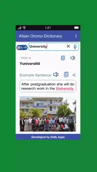 English Afaan Oromo Dictionary screenshot 5