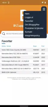 Biluppgifter, Regnr & bilägare screenshot 7