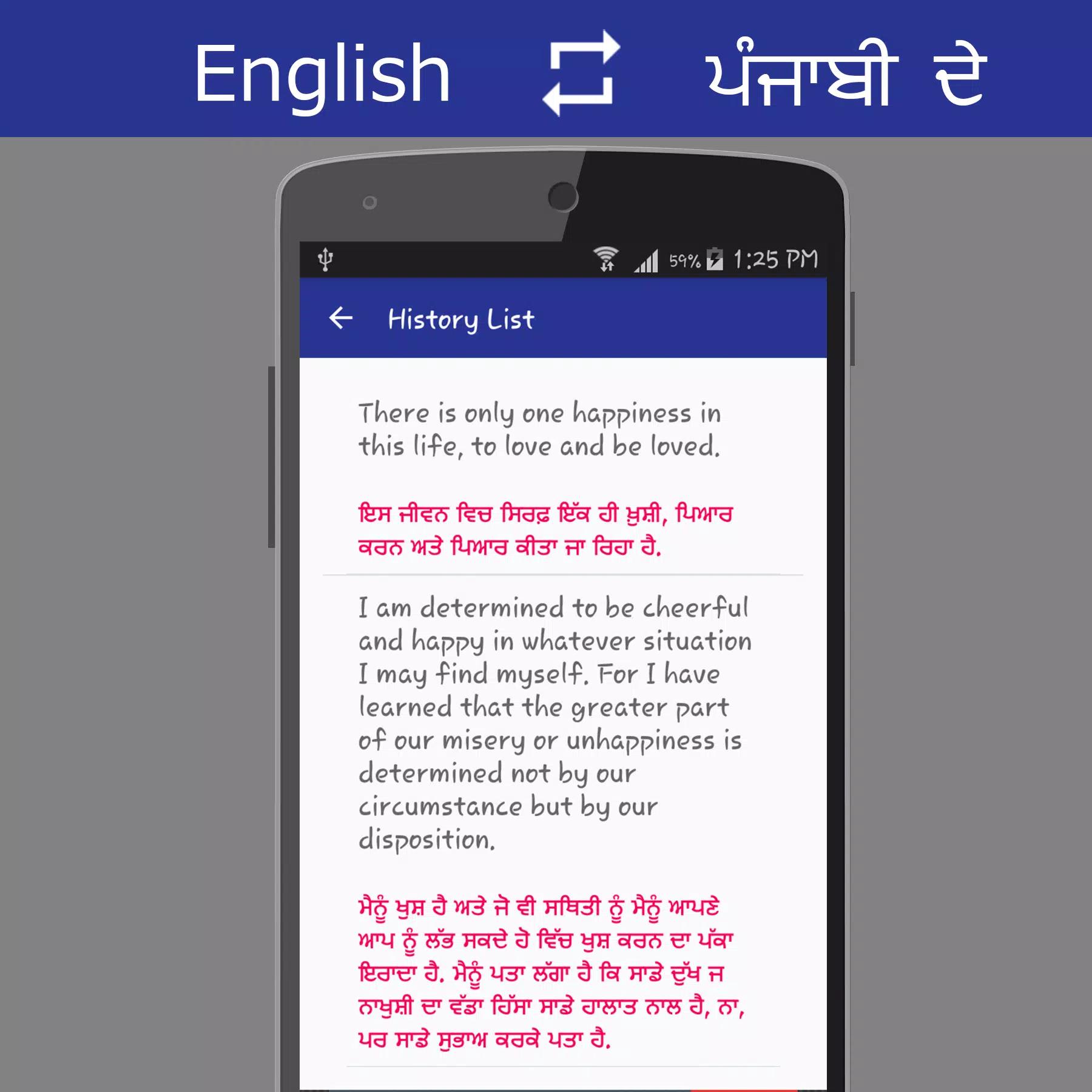 English - Punjabi Translator screenshot 11