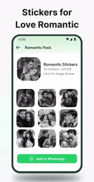 Romantic Love Emoji WAStickers screenshot 4