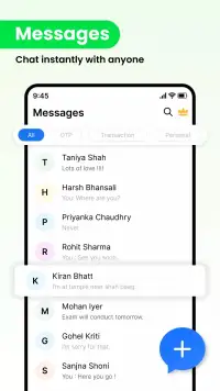 Messenger: SMS Home Launcher screenshot 4
