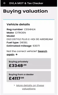 MOT History ROAD TAX Car Check screenshot 9