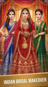 Bridal Dress up Wedding Makeup screenshot 7