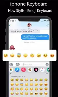 iphone keyboard : iOS Emojis screenshot 5