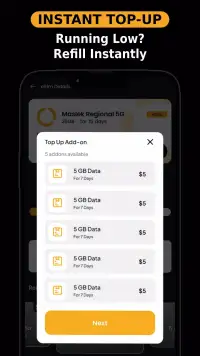 Maslek Travel eSIM: 5G Data screenshot 3