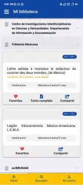 Bibliotecas UNAM screenshot 9