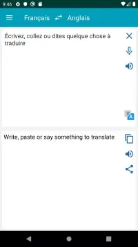 Traduction Anglais Français screenshot 2