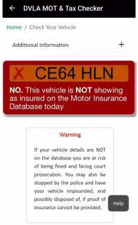MOT History ROAD TAX Car Check screenshot 7