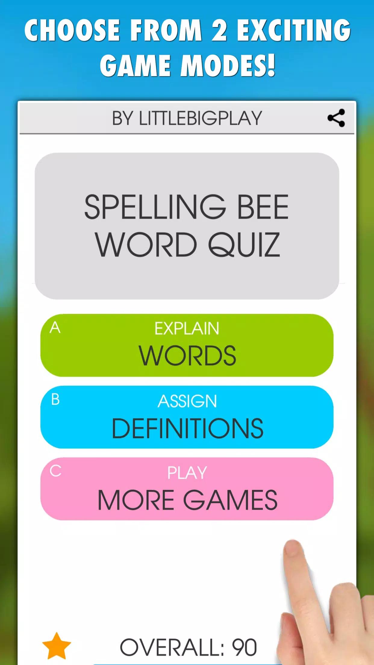 Spelling Bee Word Quiz screenshot 3