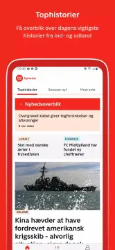 TV 2 Nyheder screenshot 1