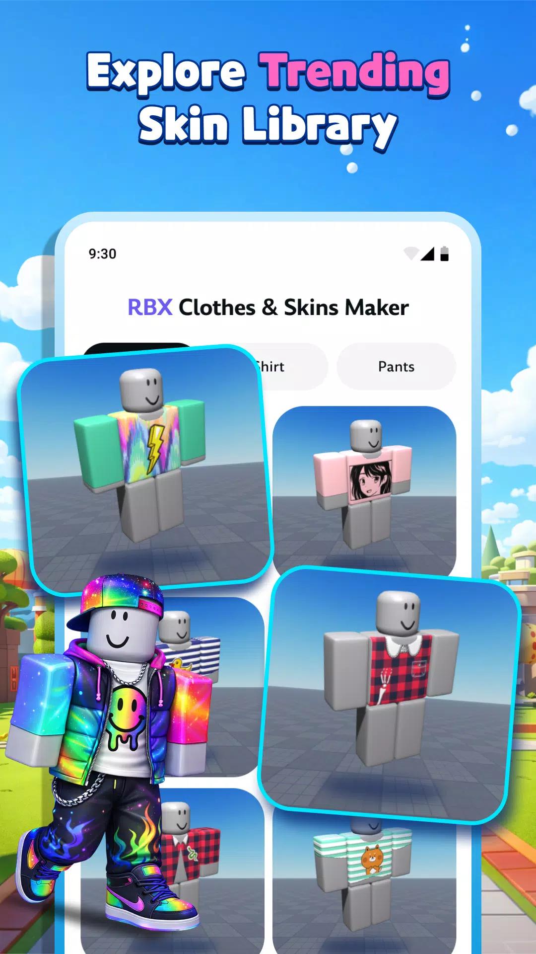 RBX Clothes & Skins Maker screenshot 5