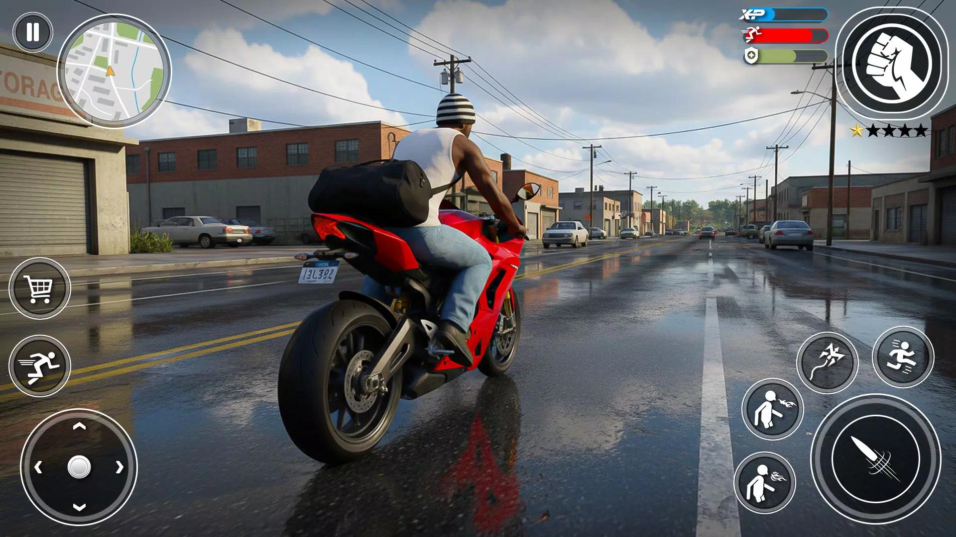 Grand Crime Car Rope City screenshot 1