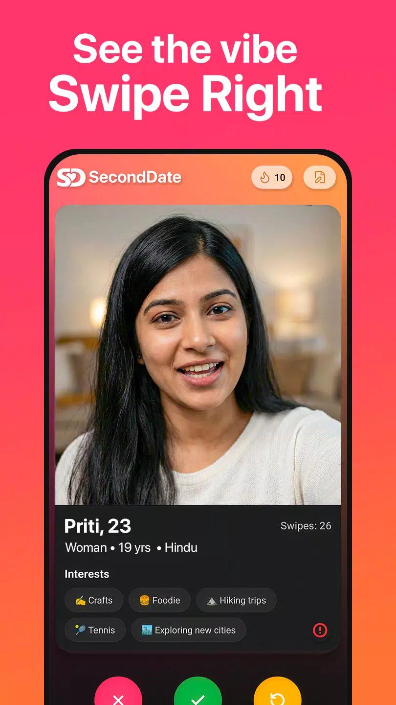 Second Date - Blind Dating App screenshot 3