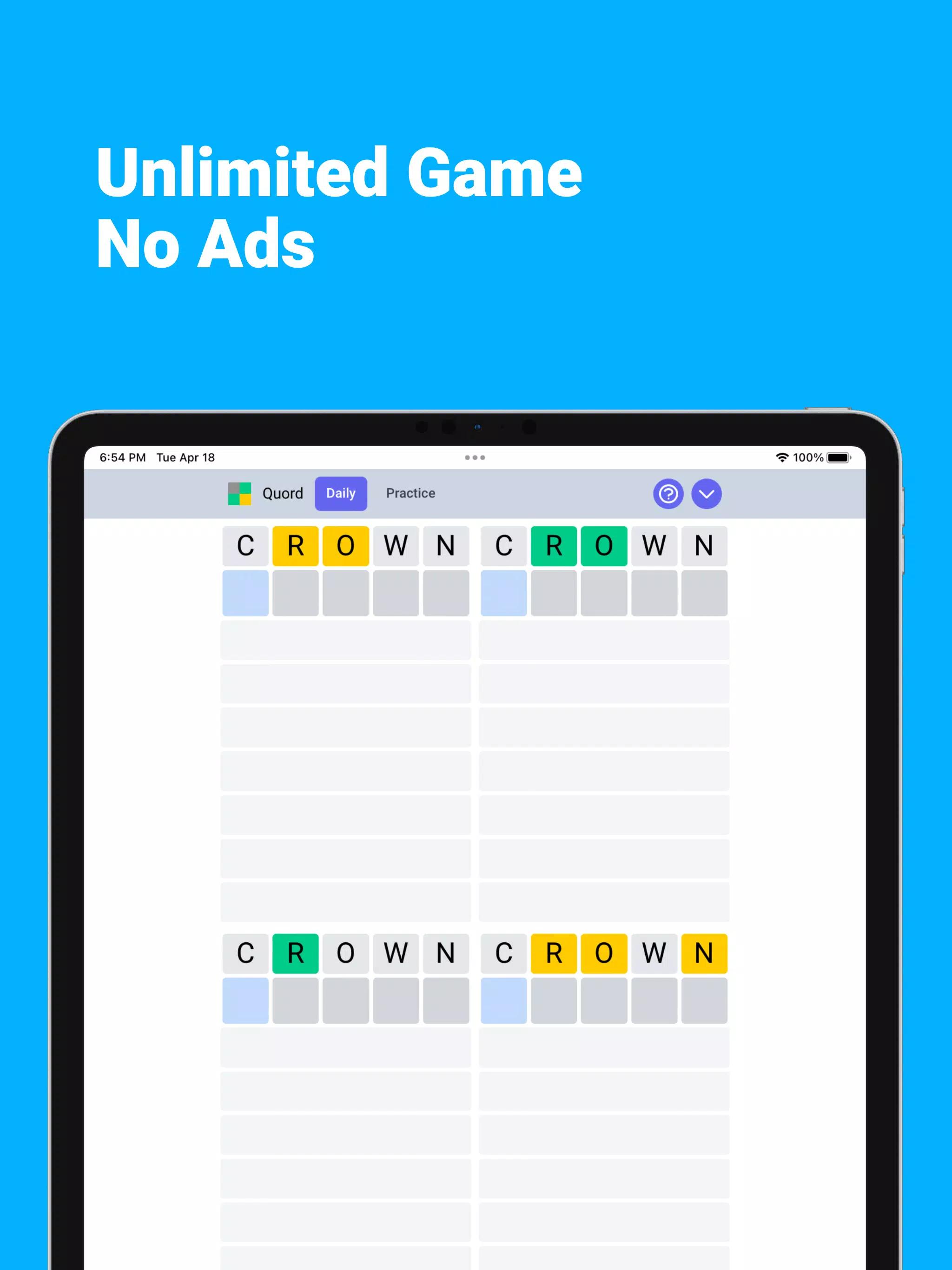 Quad Word | Daily Word Guess screenshot 6