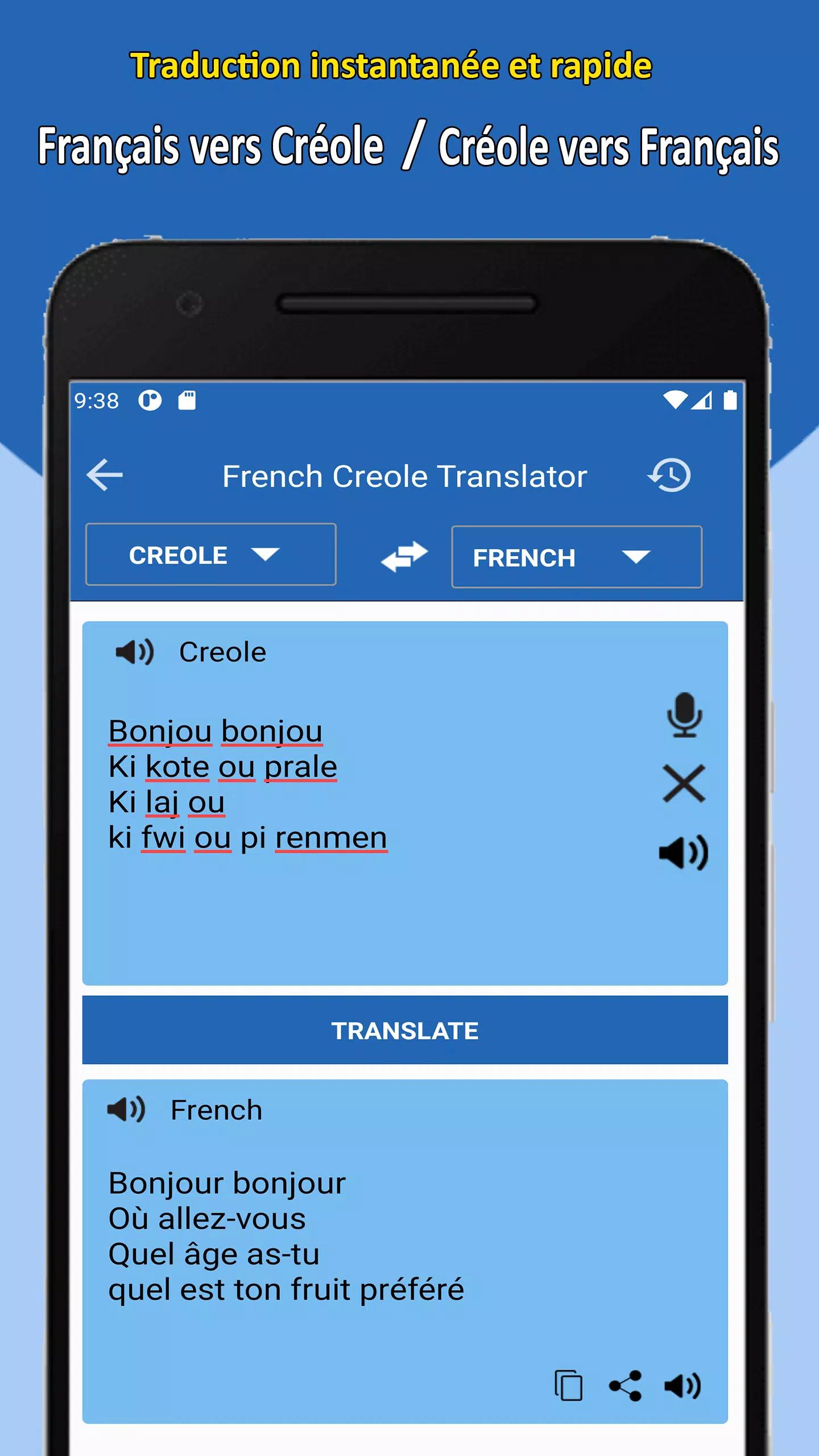 French Creole Translator screenshot 3