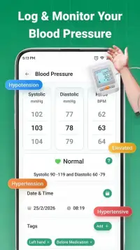 Blood Sugar & Pressure Monitor screenshot 4