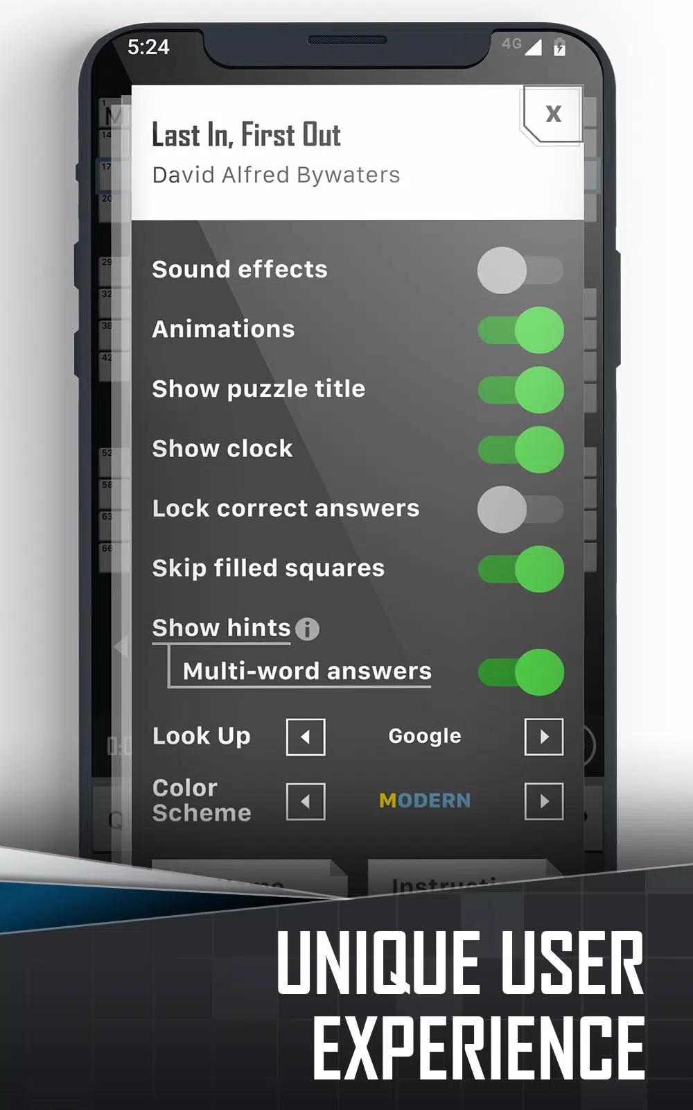 Crossword screenshot 5