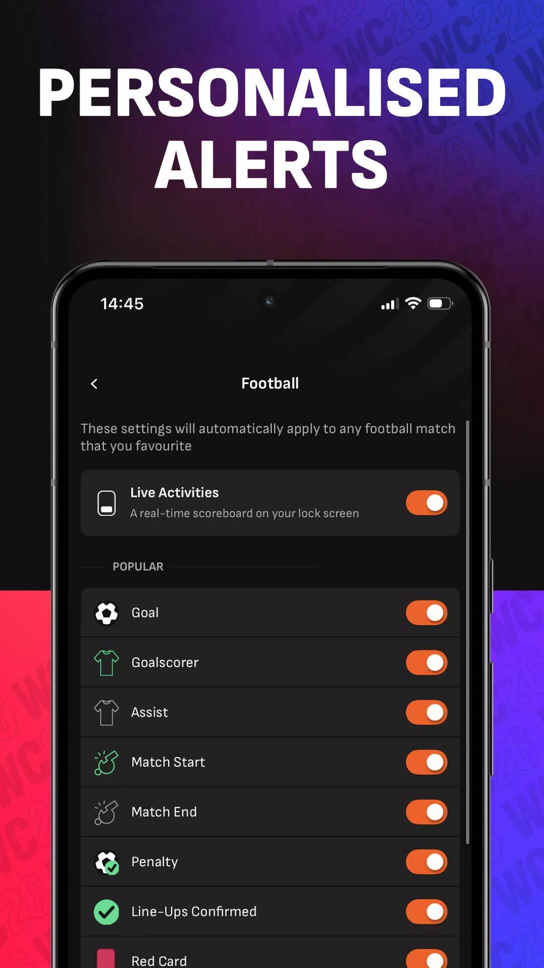 LiveScore screenshot 13