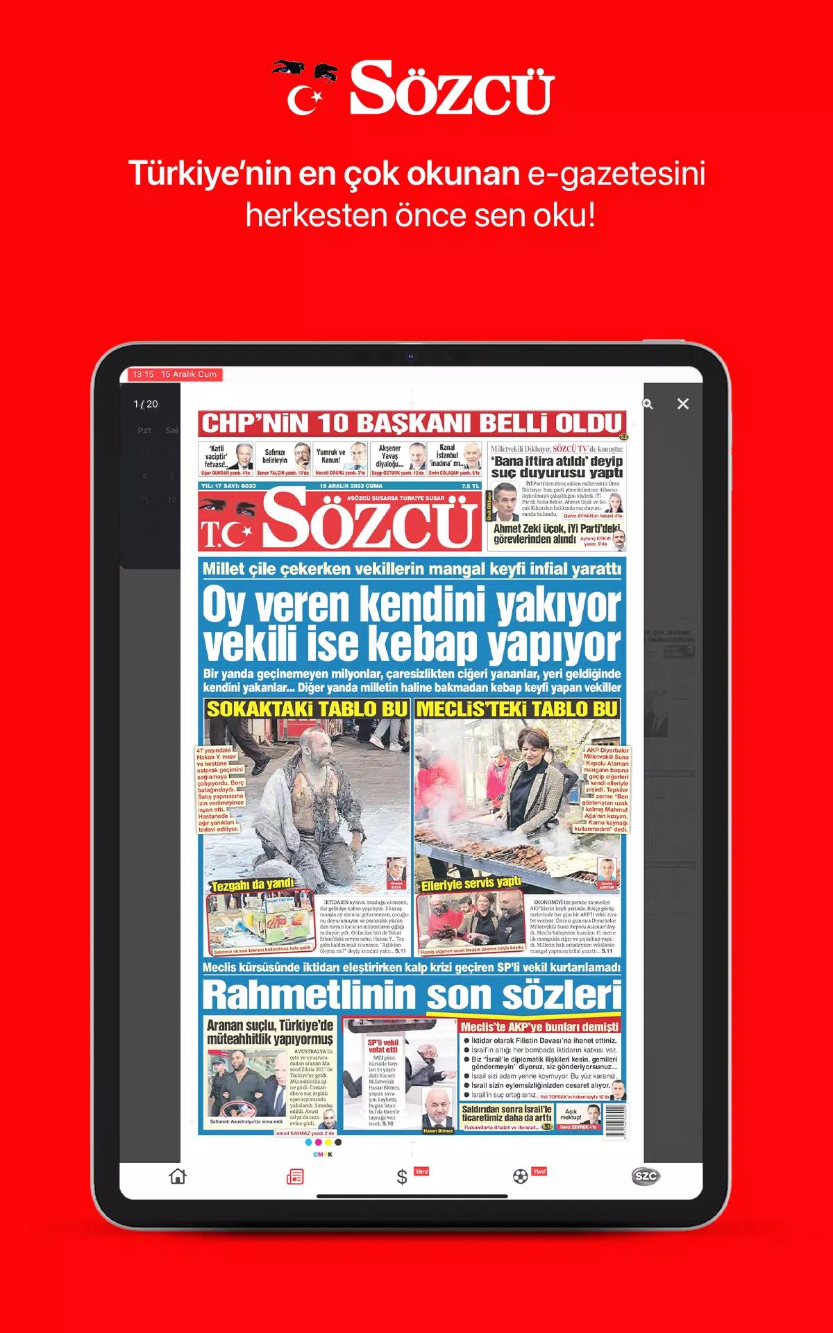 Sözcü screenshot 7