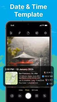 GPS Map Camera - Timestamp screenshot 6