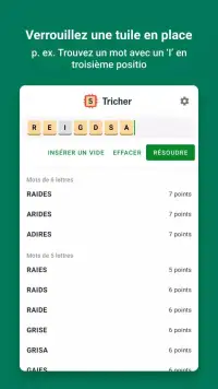 Tricher au SCRABBLE screenshot 2