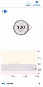 Dexcom G6 screenshot 1