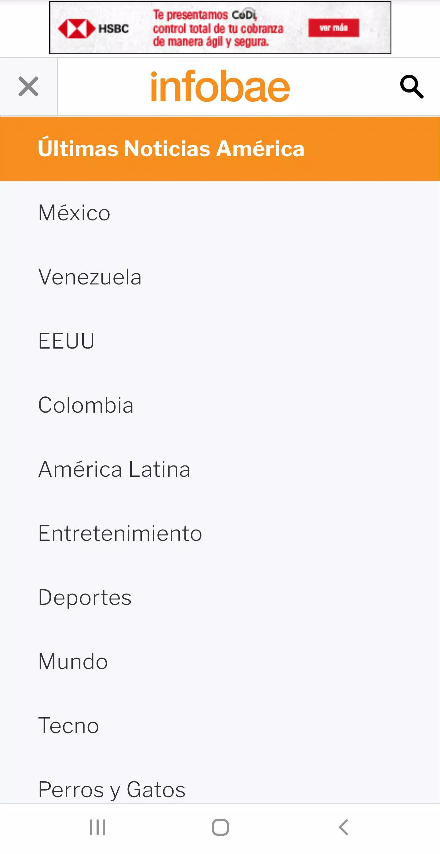 Infobae América screenshot 3