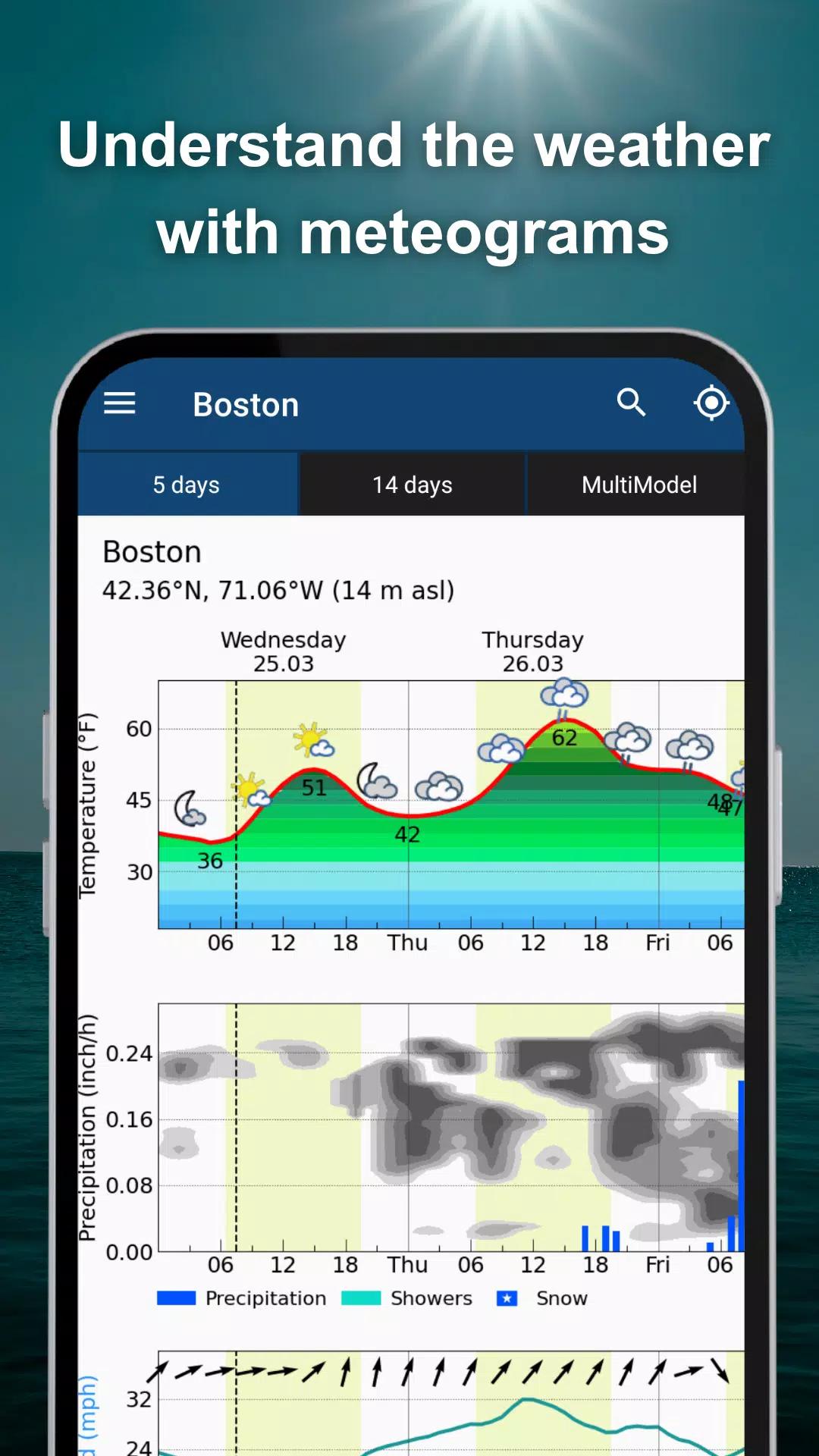 Weather forecast & live radar screenshot 2
