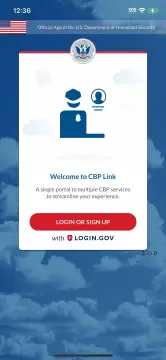 CBP Link screenshot 1