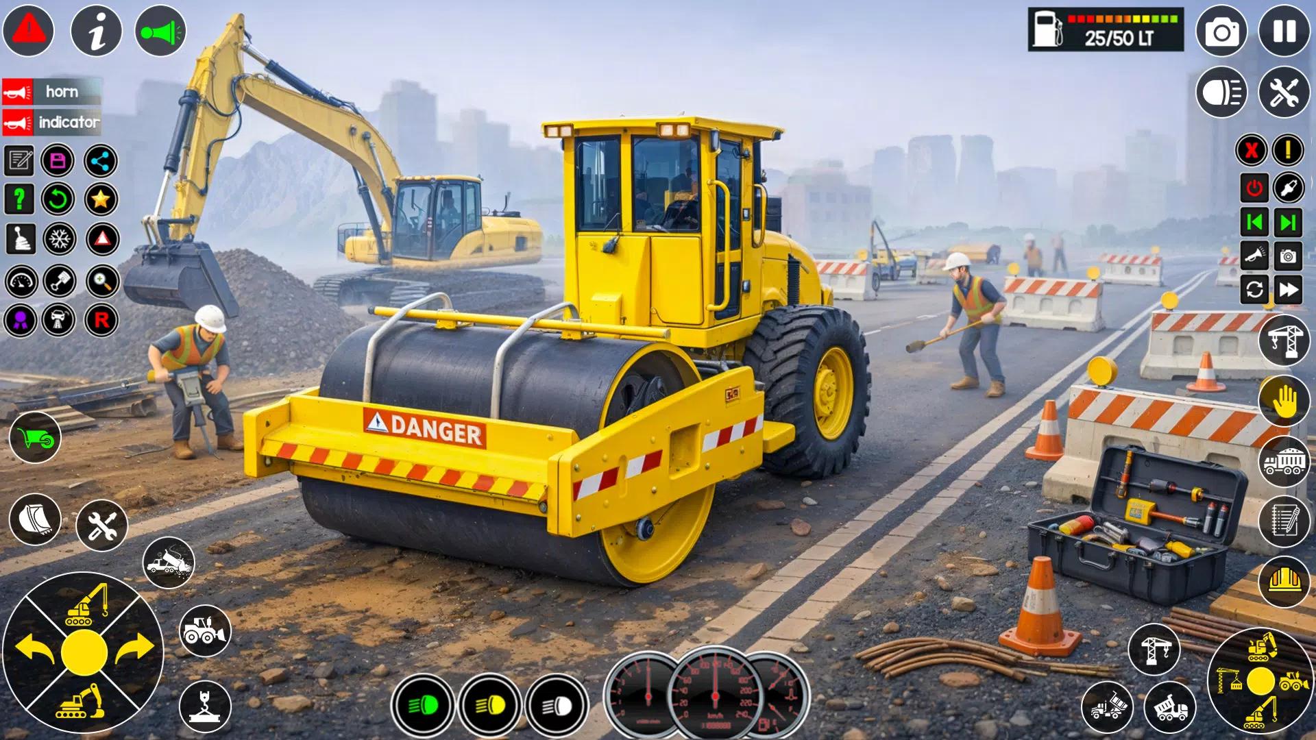 Excavator Road Construction 3D screenshot 3