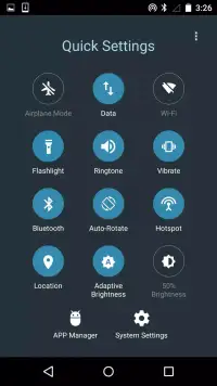 Quick Settings screenshot 1